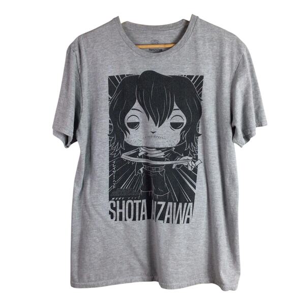 Shota Aizawa My Hero Academia Funko Pop T Shirt Gray Large - Picture 1 of 4